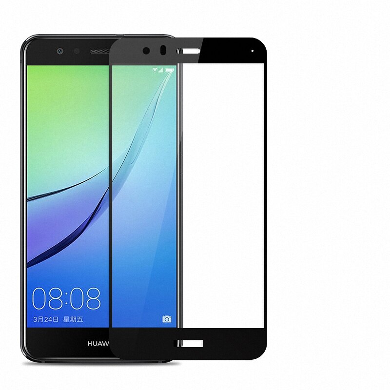 Para Huawei P10 Lite WAS-LX1 WAS-LX2 completa de la cubierta de Protector de pantalla de vidrio templado película para Huawei P8 LITE PRA-LX1 PRA-LA1