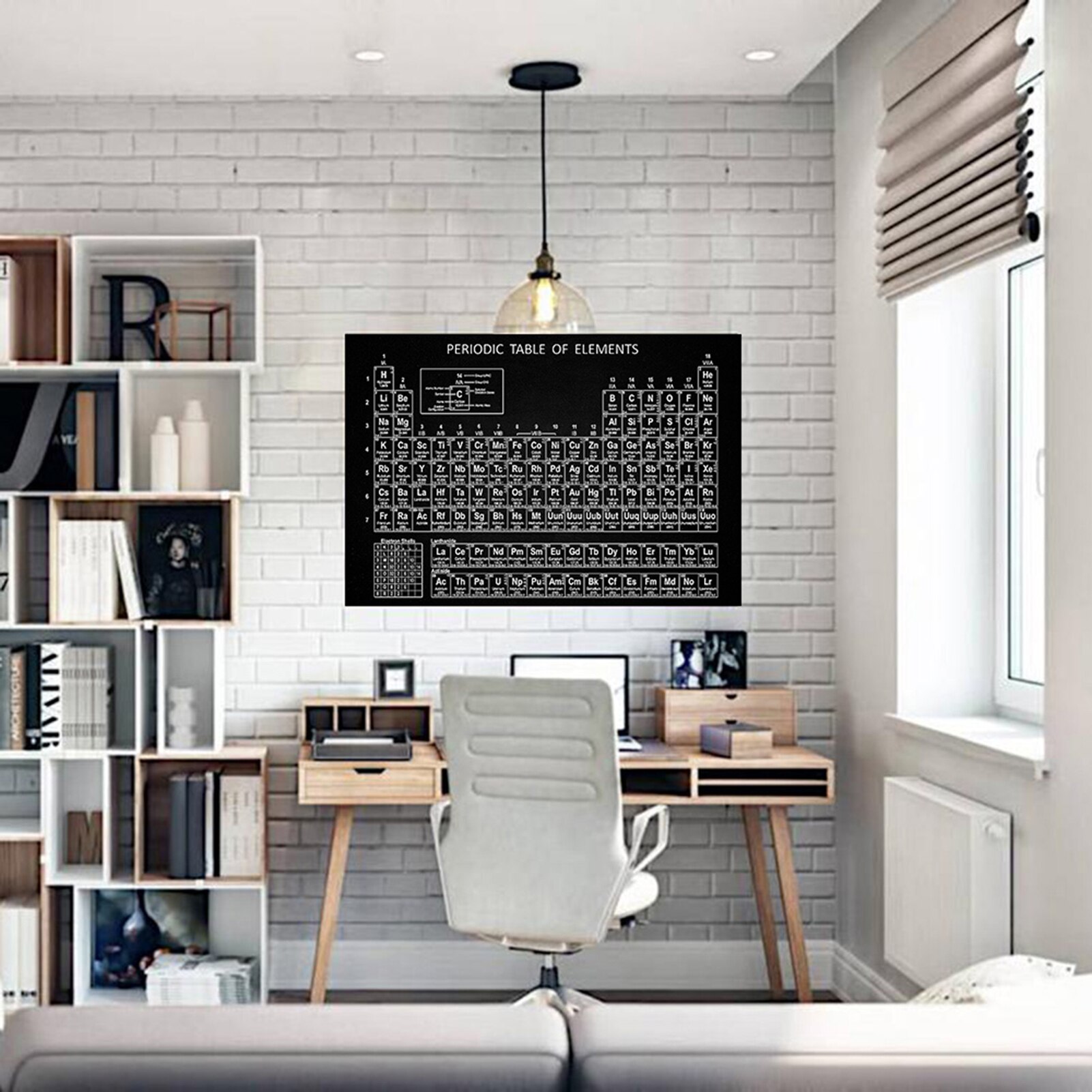 Periodic Table of Elements Poster Chemical Element Chart Display Learning Education Tool for Children Students Teachers