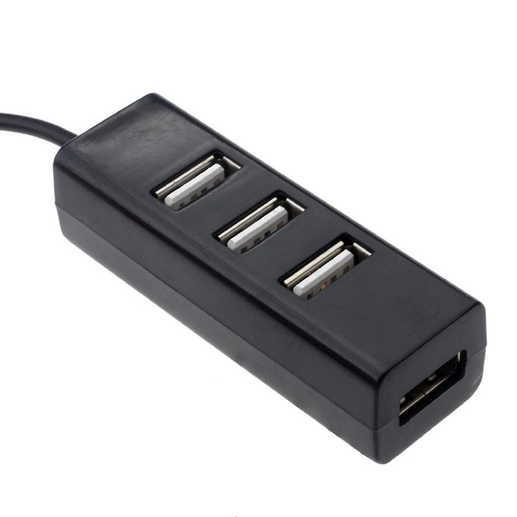 4-Port Usb 2.0 Hub One Drag Four Splitter Hub Plug And Play Mini Small Socket Hub /Usb 4-Port Splitter