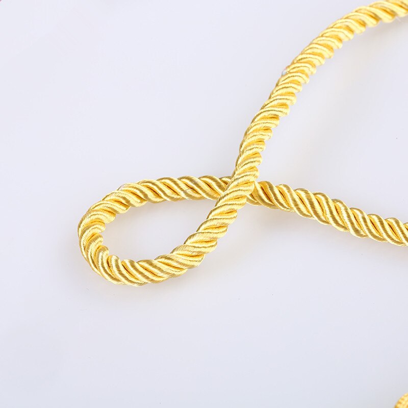 Cuerda larga de doble extremo con flecos para decoración, cinta de cordón de seda con flecos para manualidades, joyería, prendas de vestir, 5 uds.