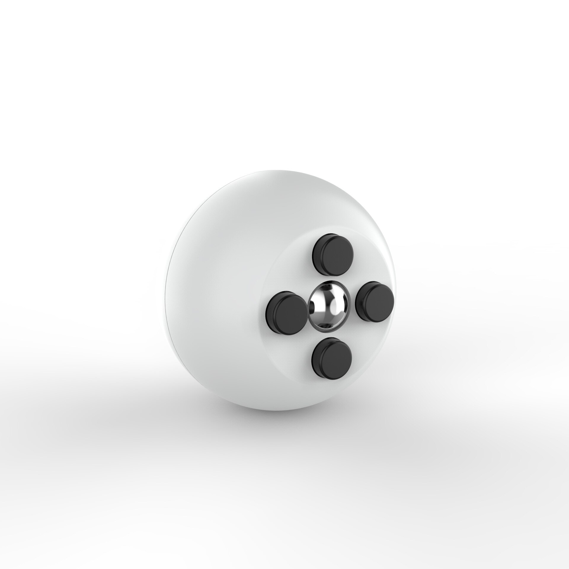 Ronde Decompressie Cube Dice Puzzel Decompressie Speelgoed Vreemde Decompressie Kubus Bal: WHITE