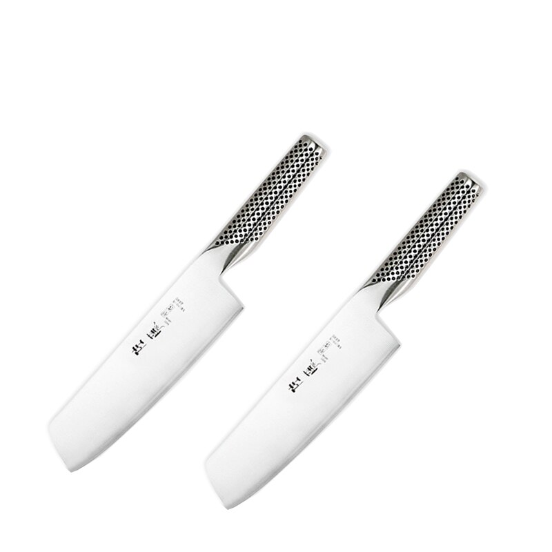 Japanese Kitchen Knife Set Fish Filleting Stainless Steel Cleaver Chef Knives Salmon Sushi Santoku Raw Cooking Tool: 2pcs B