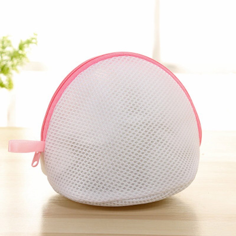 Beautiful Color Laundry Bags For Bra Underwear Lingerie Washing Machine Household Aid Kits Mesh Net Bag For Protecting Bras: White Shell