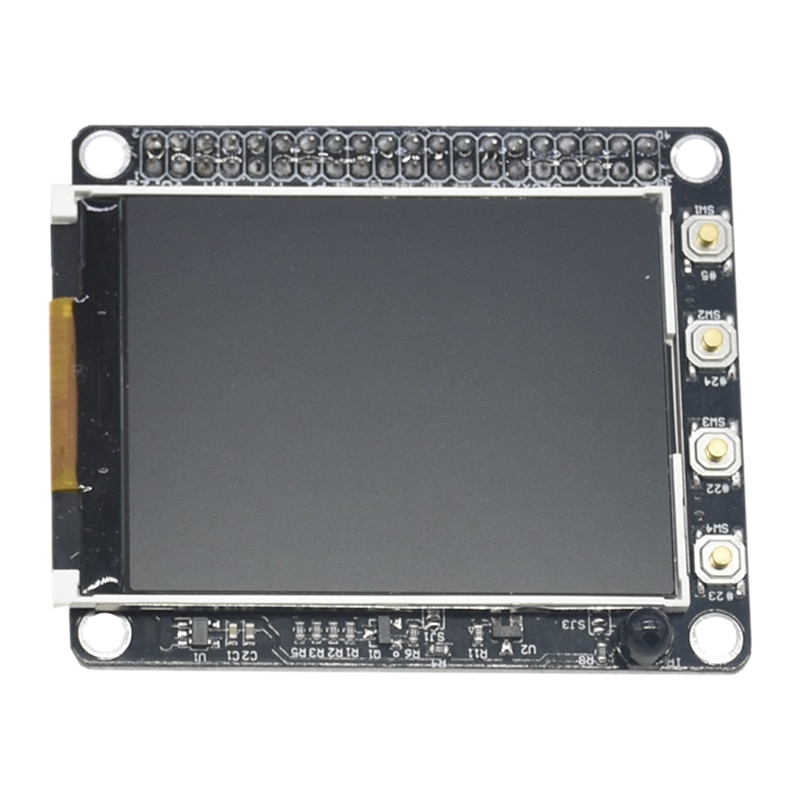 2.4 Inch 320X240 TFT LCD Sn Display Hat with Buttons IR Sensor for Raspberry Pi 4B/3B/2B+/A+