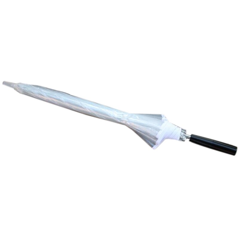 8 Rib Light Up Blade Runner estilo cambiante Color LED paraguas con linterna mango transparente paraguas recto Parasol: Default Title