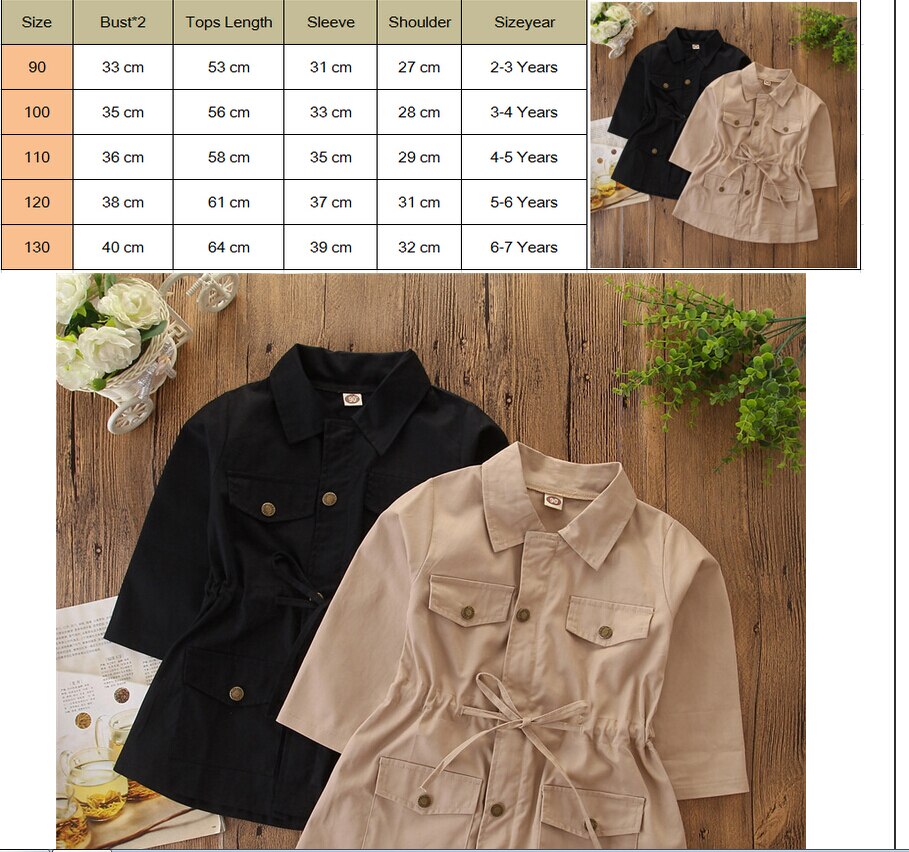 Pudcoco Brand Baby Girls Kid Jacket Coat Fall Windbreakers Warm Children Tops Suits Clothes