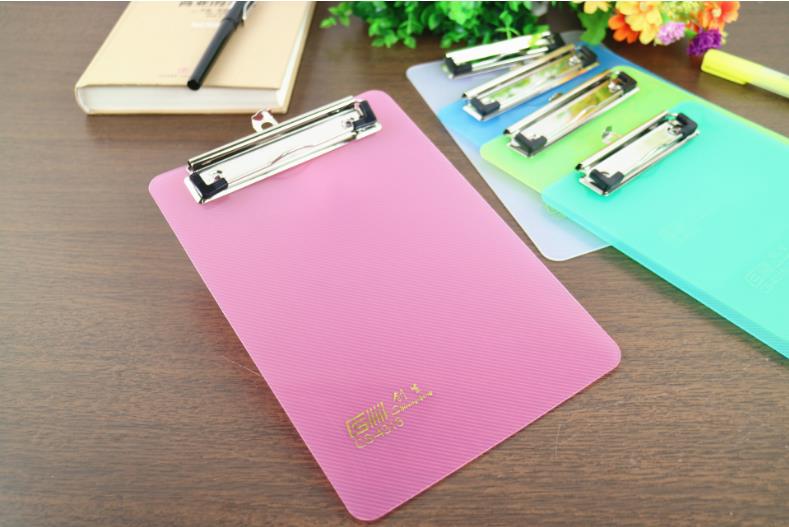 ColofficeA5 portable MDF file clip board menu clipboard with butterfly clip wooden writing cl Notebooks & Writing Pads Clipboard: Red