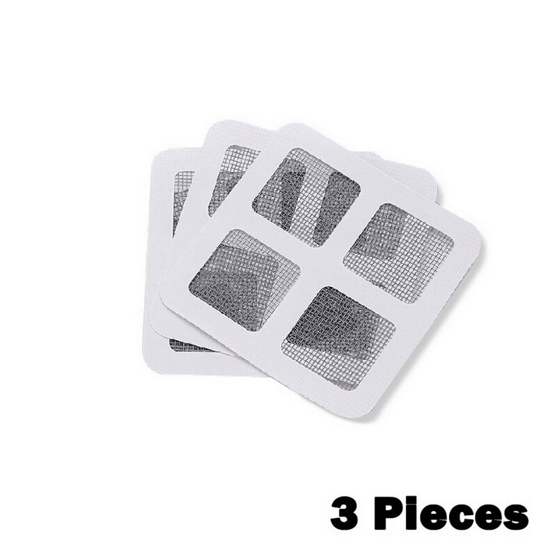 5 unids/set de red de malla adhesivo para ventana de casa Anti Mosquito insecto de la mosca reparación de la pantalla de pared parche pegatinas de malla de la ventana de la pantalla: 3Pcs 10x10mm