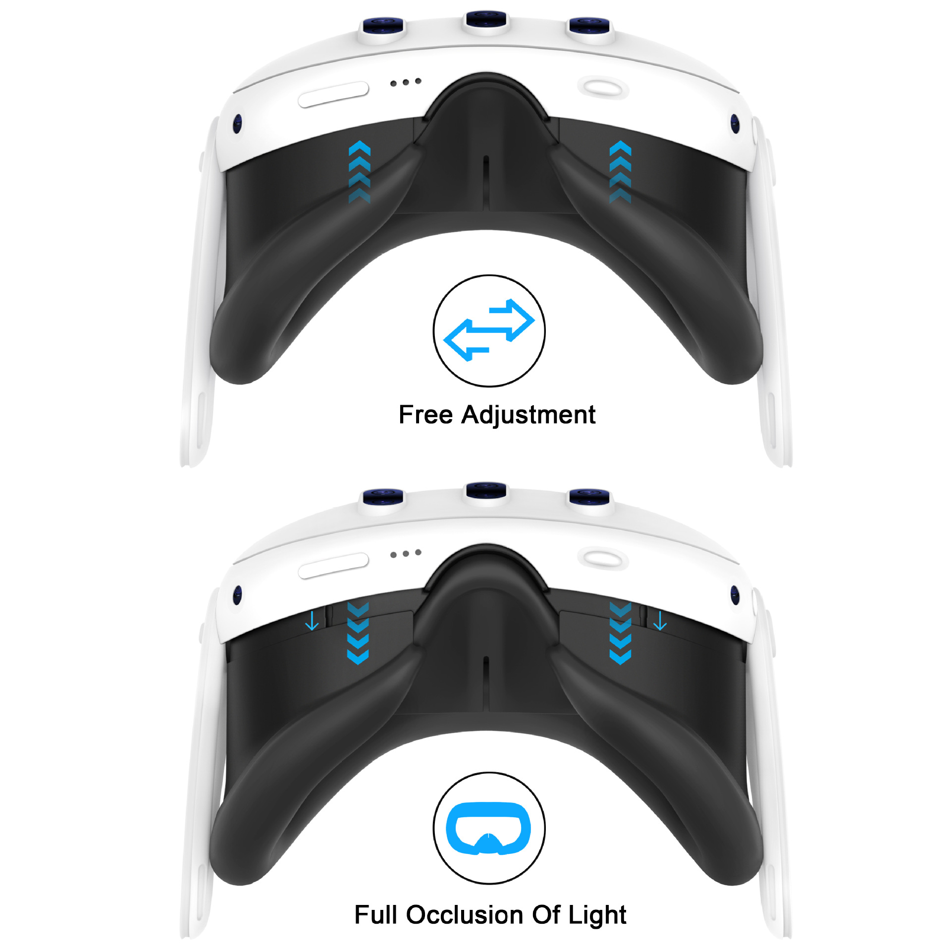 For oculus quest 2 veske erstatning ansiktspute silikon øyedeksel anti-svette maske deksel vr briller for oculus quest 2 tilbehør