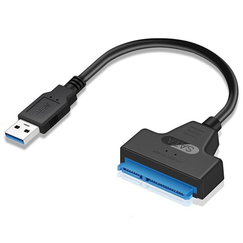 USB 3.0 To 2.5 inch SATA Hard Drive Adapter Cable SDD SATA To USB 3.0 Converter-Black: Default Title