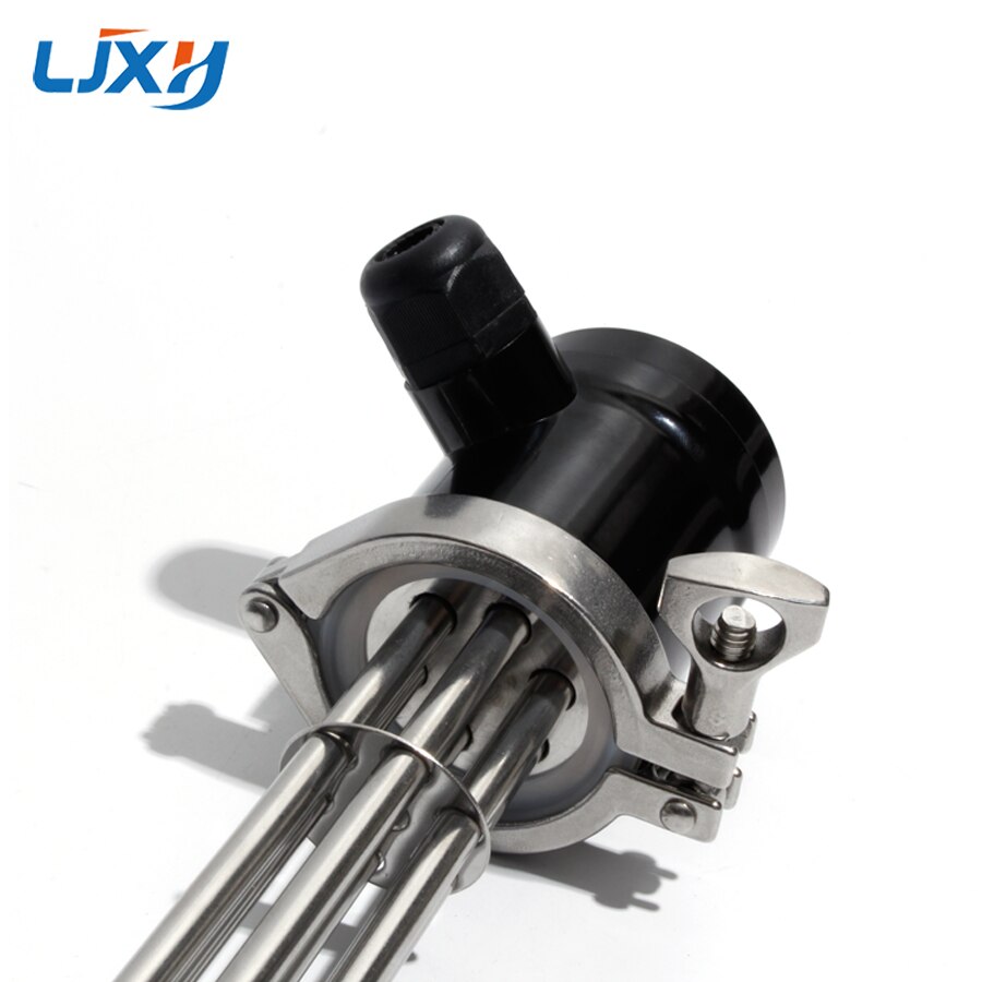 LJXH All 304SUS 2"Tri-clamp Electric Heater Heating Element 3KW/4.5KW/6KW/9KW/12KW 220V380V for Homebrew with Ground Screw