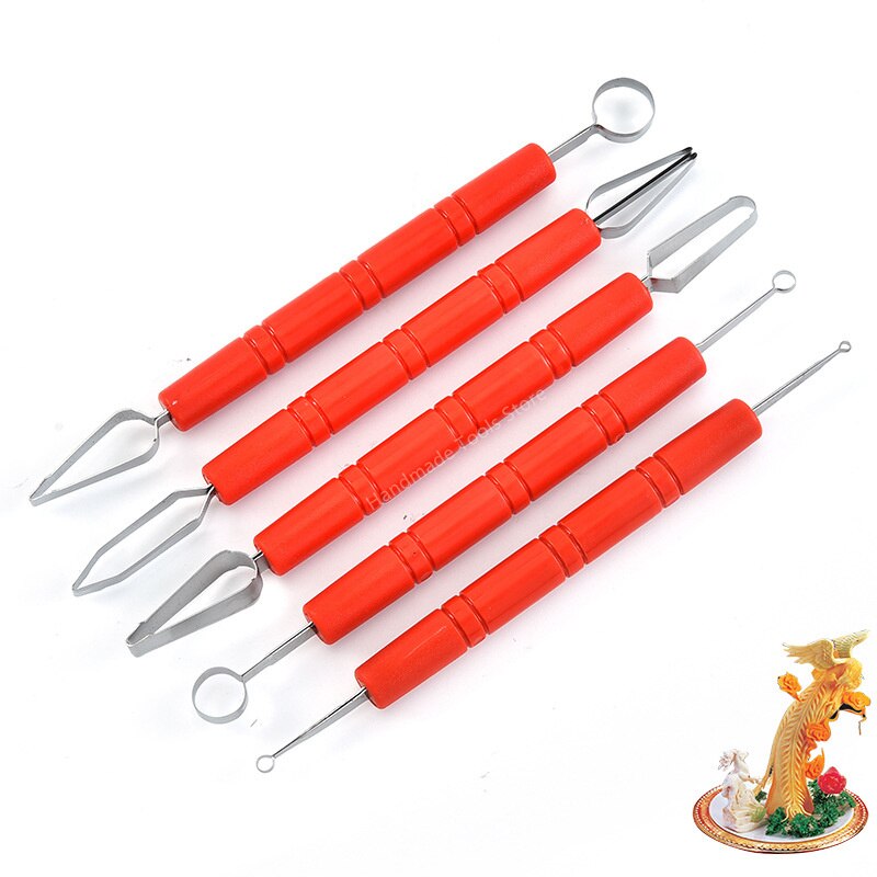 Couteau de spéléologie en argile polymère, outils de poterie, modélisation de Sculpture, Sculpture, couteau à découper, couteau à poinçon, outil de broche à Double fil