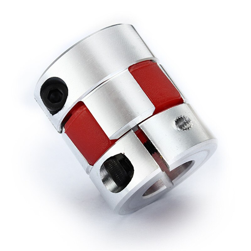 Duurzaam 12mm x 12mm Aluminium Flexibele-spider Askoppeling OD25mm x L30mm CNC Stappenmotor Koppeling Connector