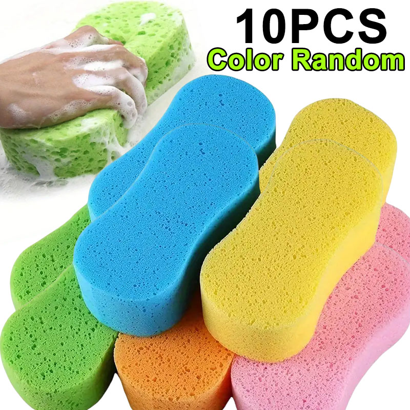 Car Wash Sponge Honeycomb Large Sponges High-density Car Washing Sponge Block Auto Detailing Foam Cleaning Tools Car Accessories