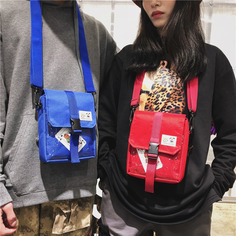 Super Fire Harajuku Local Conditions Cool Disco Bag Student Japanese Canvas Shoulder Bag Satchel Messenger Bag Couple Schoolbag
