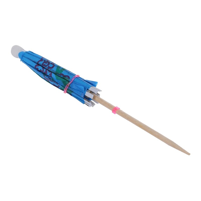 144 Paper Tropical Hawaiian Cocktail Drink Parasol Umbrella