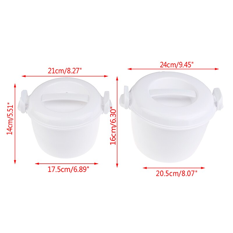 Portable Microwave Oven Rice Cooker Multifunctional food Steamer pot PP microwave cooking Utensils Insulation Bento Lunch Box