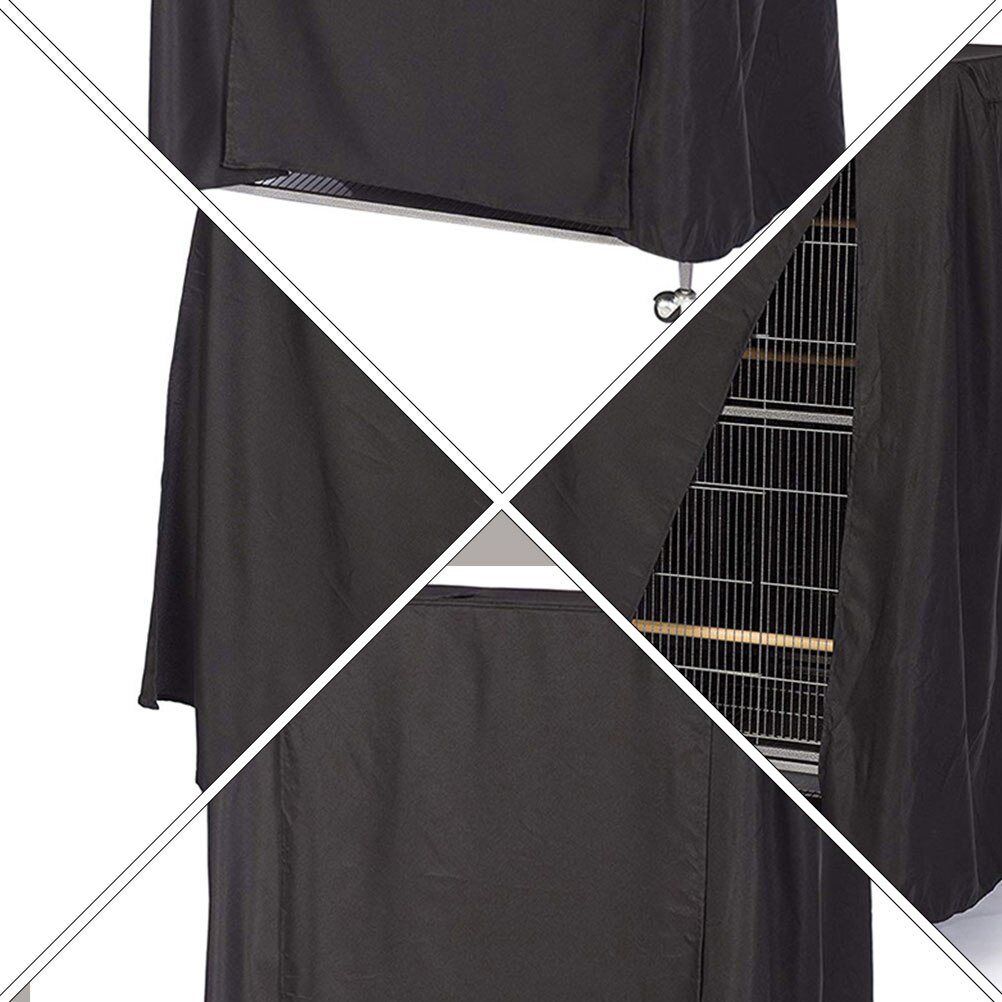 Pet-Kooi Hok-Covers Vogelkooi Cover Waterdichte Kooi Cover Beschermende Stofkap Zwart Levert Oxford-Clothwaterproof