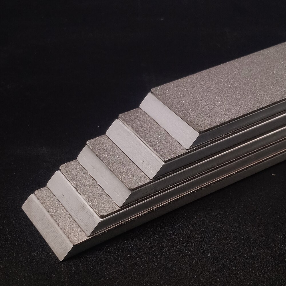 Conjunto de placa de pedra em branco, de alumínio, diamante whetstone, 6 &quot;, para edge pro, hapstone, tsprof e ruixin pro, padrão de pedra 25mm, 1-5 peças