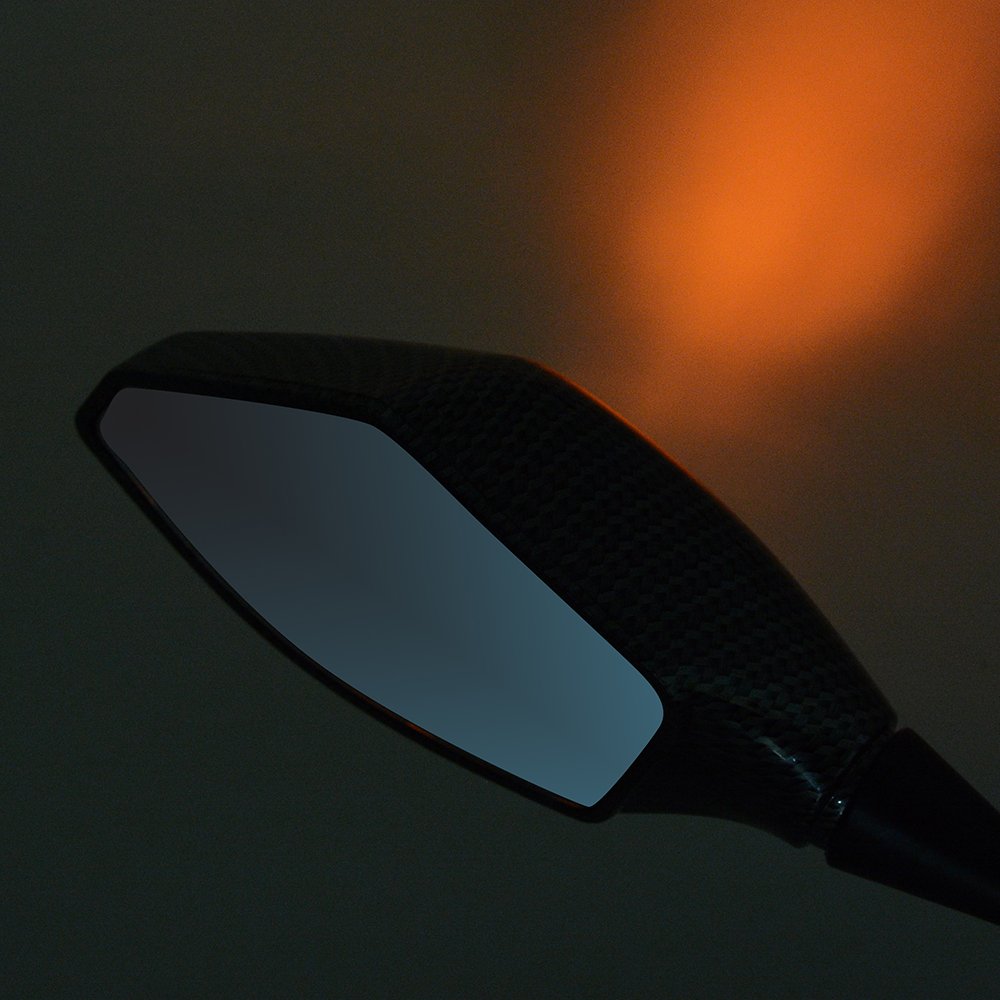 Motorcycle Rearview Mirrors With Turn Signal LED Light For Ducati 899 959 1098 1100 1198 1199 1299 R S panigale