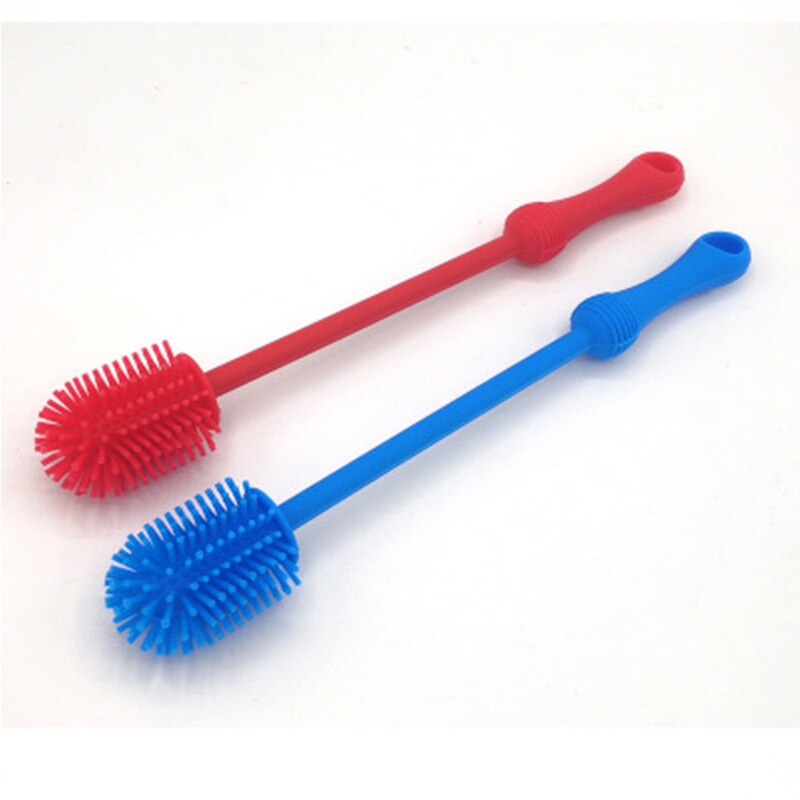 Biberons lavage biberon brosse -nés frottant Silicone nettoyage longue poignée multifonction nettoyant outil