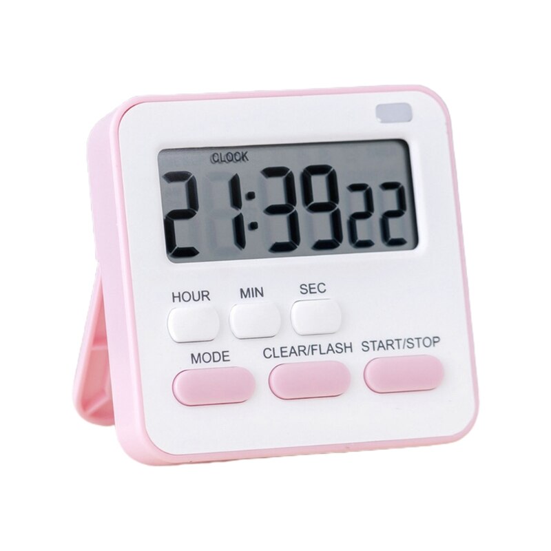Mini Display Kitchen Timer Students Games Alarm Clock Sports Timer for Workouts