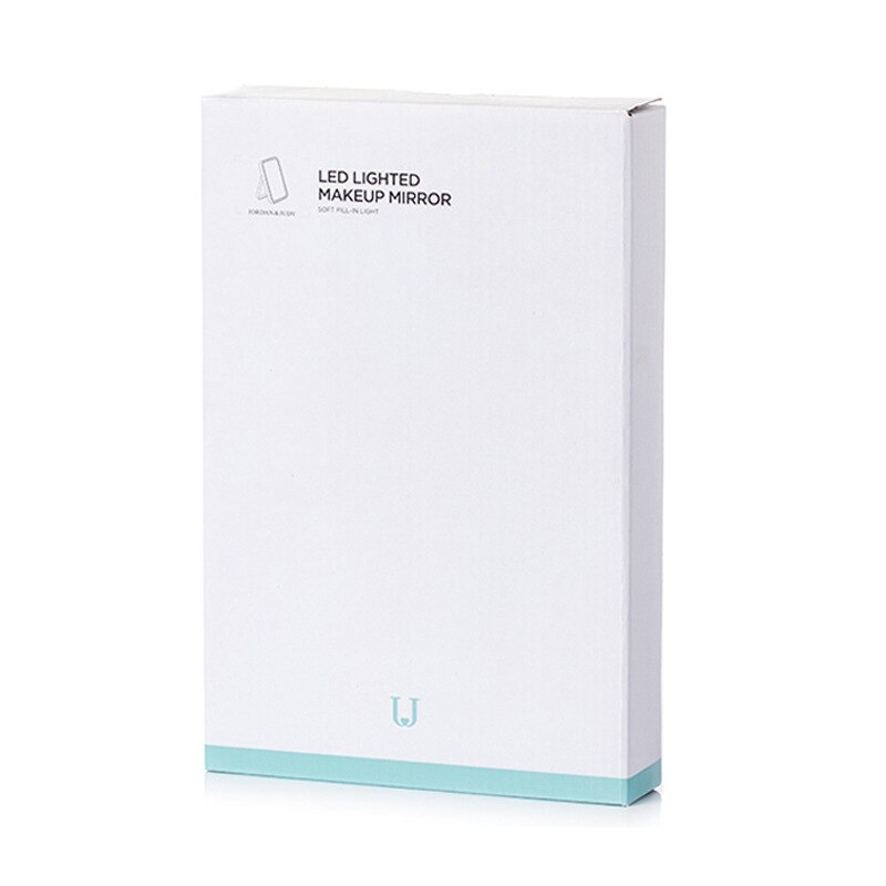 Espejo Led Xiaomi Mijia Youpin portátil plegable, espejo con luz Led para maquillarse Xiaomi Mijia portátil y portátil para dormitorio