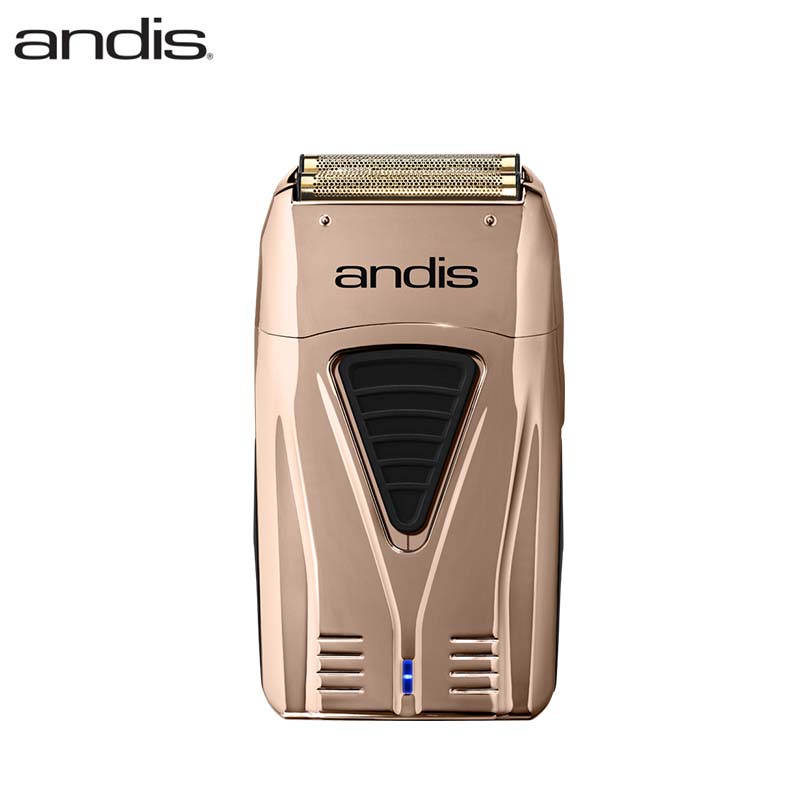 Original Andis Profoil Lithium Plus 17205 barbero Limpieza del cabello Afeitadora eléctrica para hombres barba rechoncha maquinilla de afeitar máquina de afeitar calva: Oro / Enchufe Australia