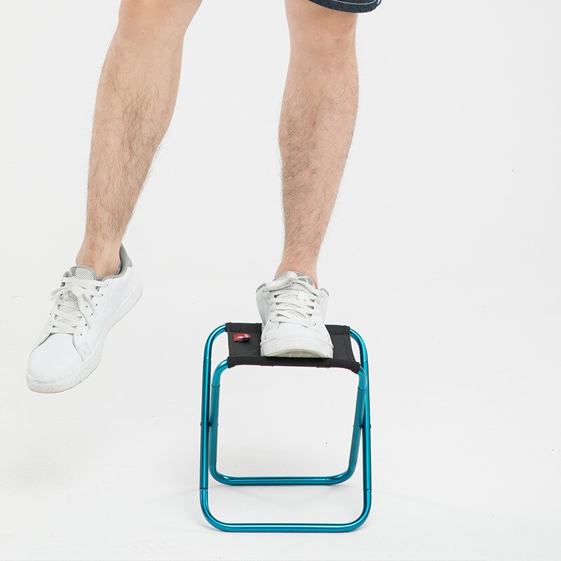 Petite chaise pliante Portable, tabouret d&#39;extérieur, Ultra léger, pour voyage, pique-nique, Camping, pêche, métro, Train