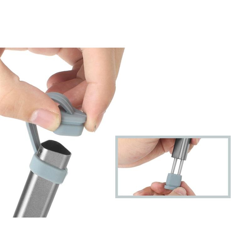 3 Pcs Eetstokjes Herbruikbare Pure Titanium Voedsel Stokken Voedsel Eetstokjes met Aluminium Opbergdoos voor Outdoor Home Camping Gebruik