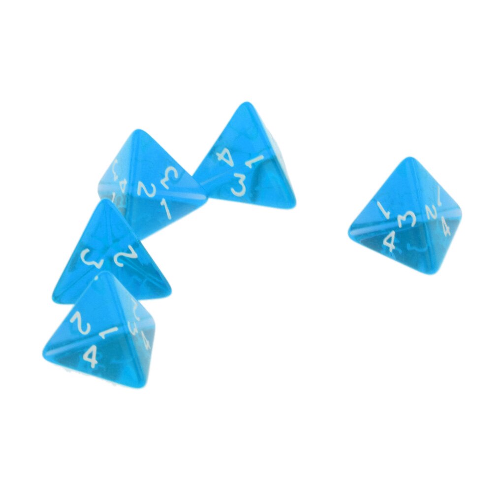 MagiDeal 25Pcs 4 Sided Dice D4 Multi Sided Dices D&amp;D RPG MTG Board Games Accessories