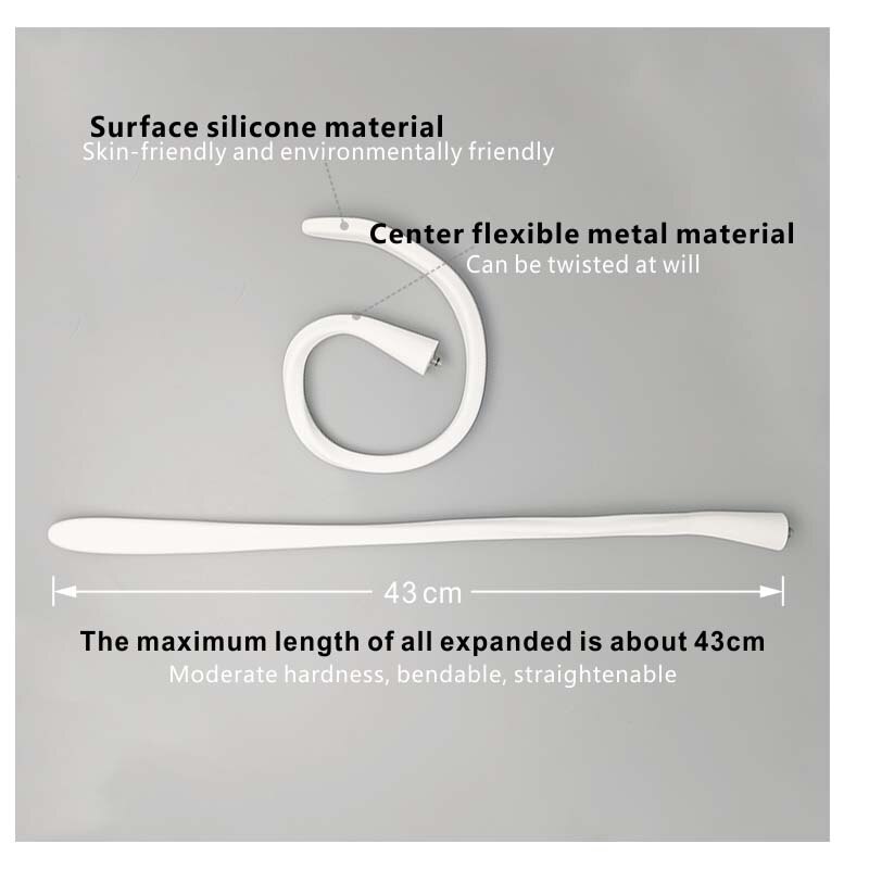 Universelle kamerahalterung für mi-kameras, gewindekopf, silikonstange, verstellbar, abnehmbar, mit wickelmechanismus, kopfüber-montierbarer halterung