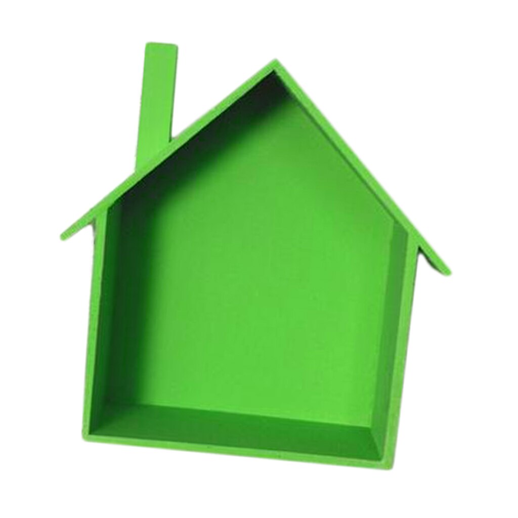 Various Wood Shelves Floating Storage Shelf Wall Decoration House: Green