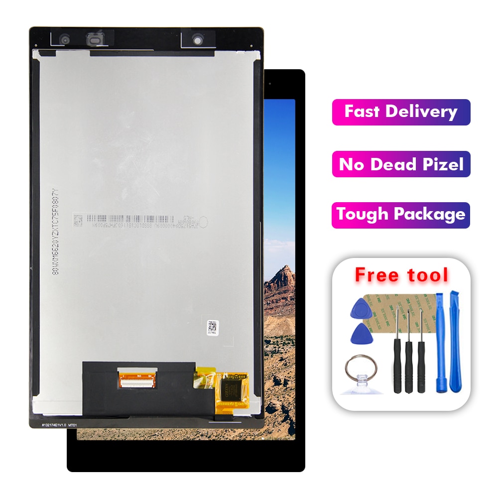 Para lenovo tab 4 8 tb-8604 TB-8604F TB-8604N display lcd montagem da tela de toque + ferramentas gratuitas