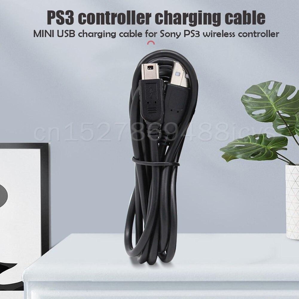 1M USB Charger Cable For Sony PS3 Playstation 3 Wireless Controller For PSP1000 PSP2000 PSP3000 Gampad Joystick Game Accessories