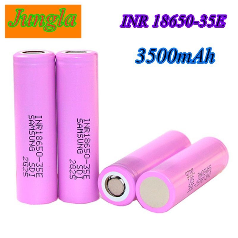 Originele INR18650 35E Originele 18650 3500 Mah 15A Ontlading INR18650 35E 18650 Li-Ion Batterij 3.7 V Oplaadbare Batterij