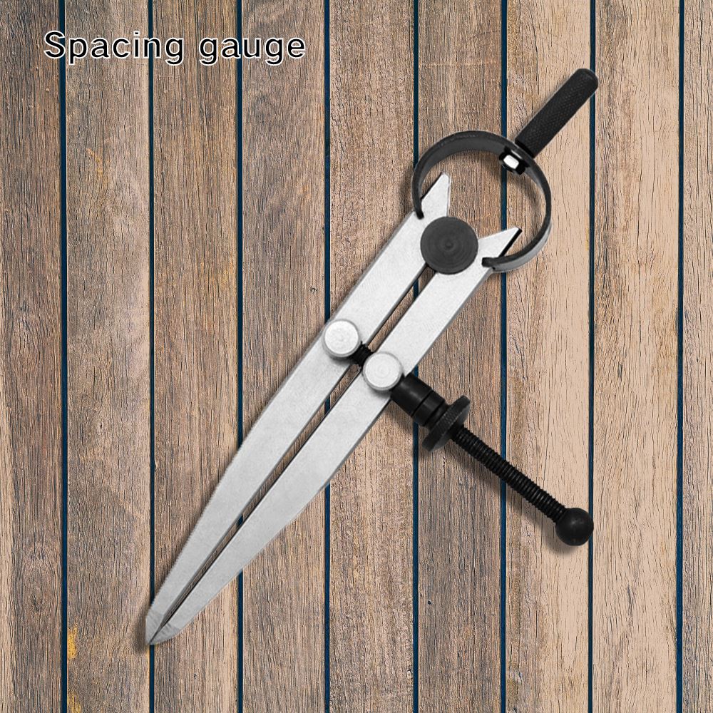 Leather Spacing Gauge Scriber Divider Wheel Compass Leather Stitch Hole Leather Divider Tool DIY Sewing Handmade Tools