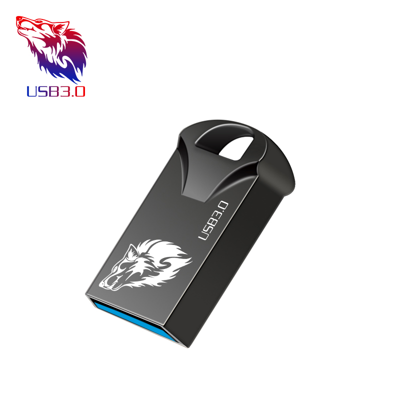 Mini usb 3.0 Flash Drive 128 GB 64 GB 32 GB high speed 16 GB 8 GB 4 GB geheugen flash USB3.0 Stok kleine u disk: 16GB / black