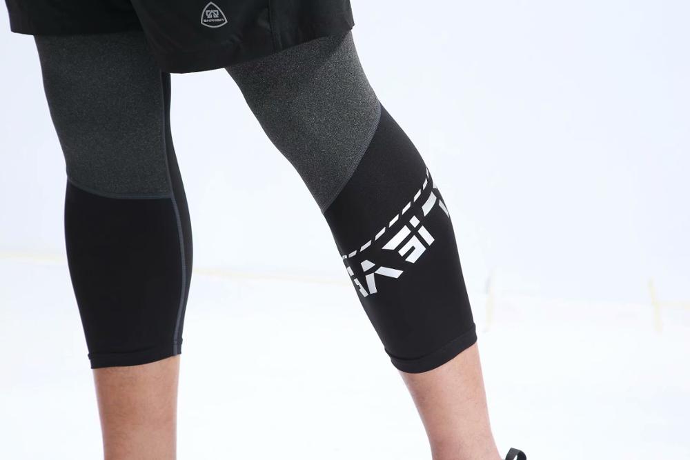 Mannen Running Tights Sport Leggings Sportkleding Compressie Oefening Base Laye Broek Jogger Fitness Gym Basketbal Shorts 3/4