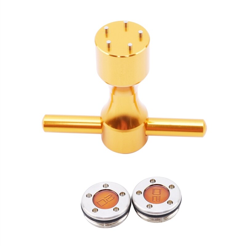 Bärbara golftillbehör putter skruvnyckel set röd skiftnyckel golf putter: 20g