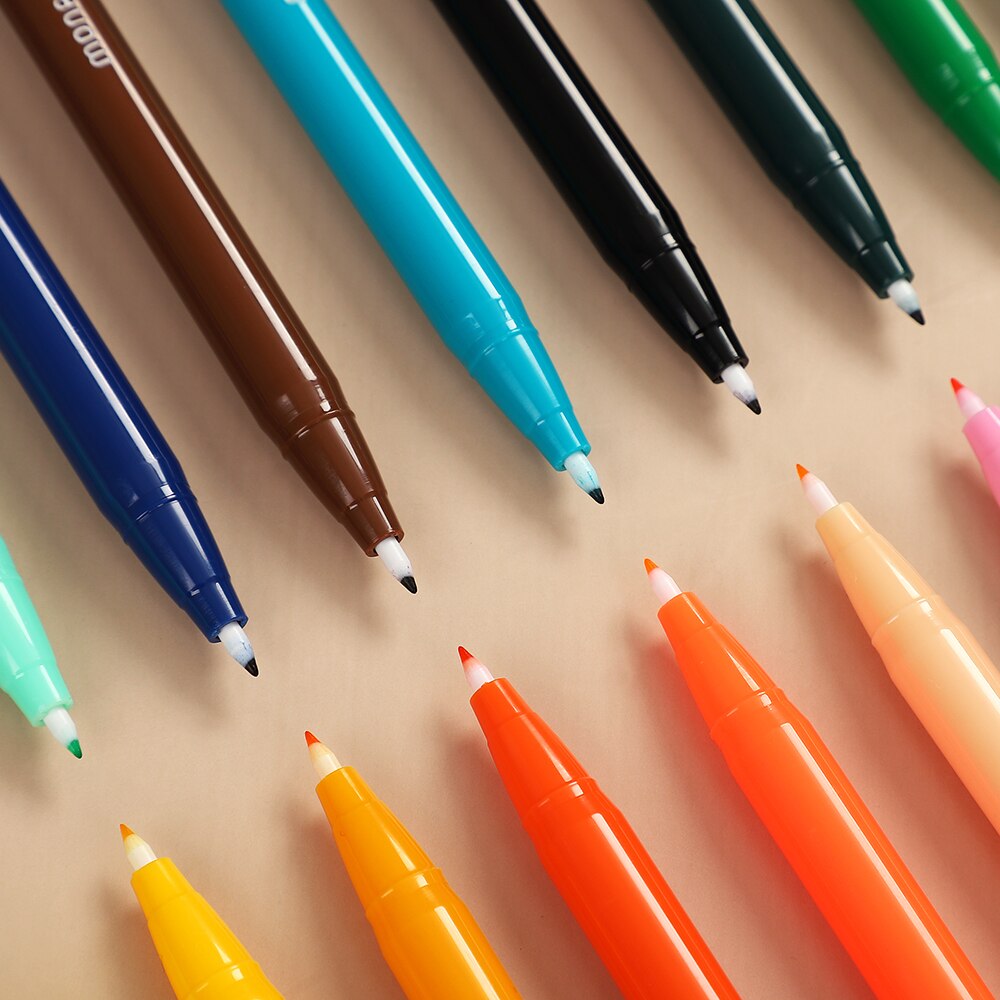 JIANWU Monami 3000 puls 48 farben/Kasten Aquarell Stift einstellen Schüler Farbe Skizze Stift Süssigkeit Farben 0,4mm Haken linie Stift Kunst Liefert