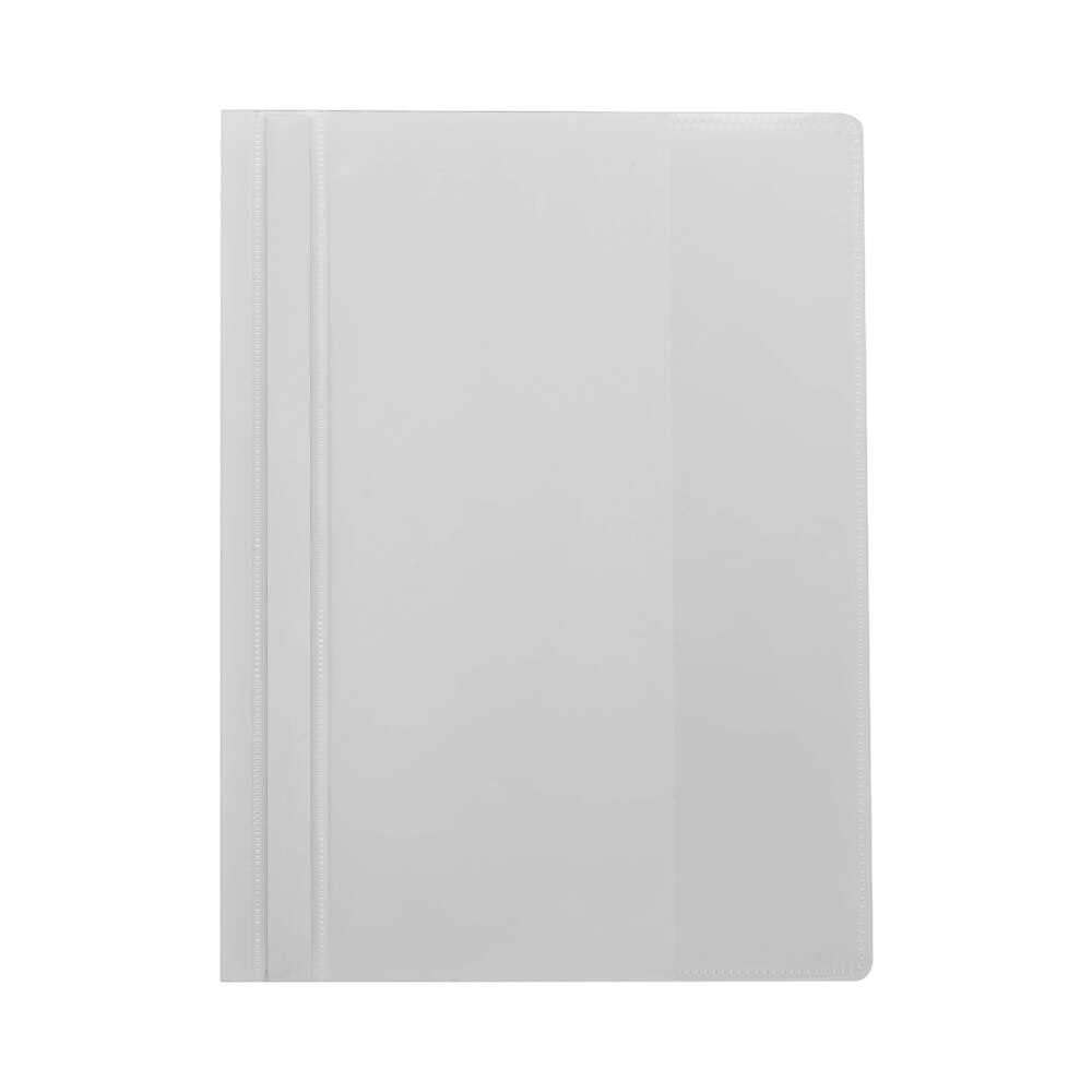 Report Covers 12pcs Clear FrontProject File Protector Letter Size with Fasteners for School Office Supplies Organizer: 	White