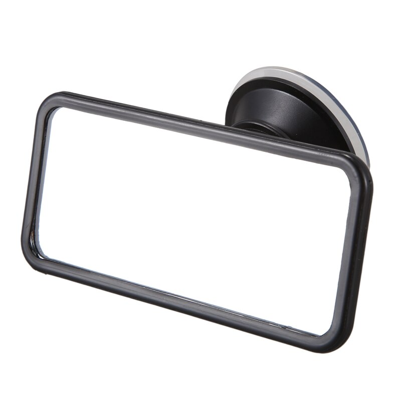 Universal Rear View Mirror - Suction Pad Flat Interior Adjustable Suction Rear View Mirror for Car or Van: Default Title