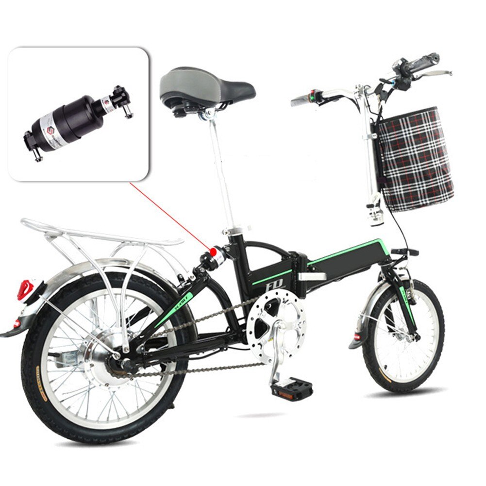 100/125/150/175Mm Fiets Achter Parabool Schokdemper Zwart Voor Mtb Opvouwbare Elektrische Fiets verstelbare Achter Schokdemper