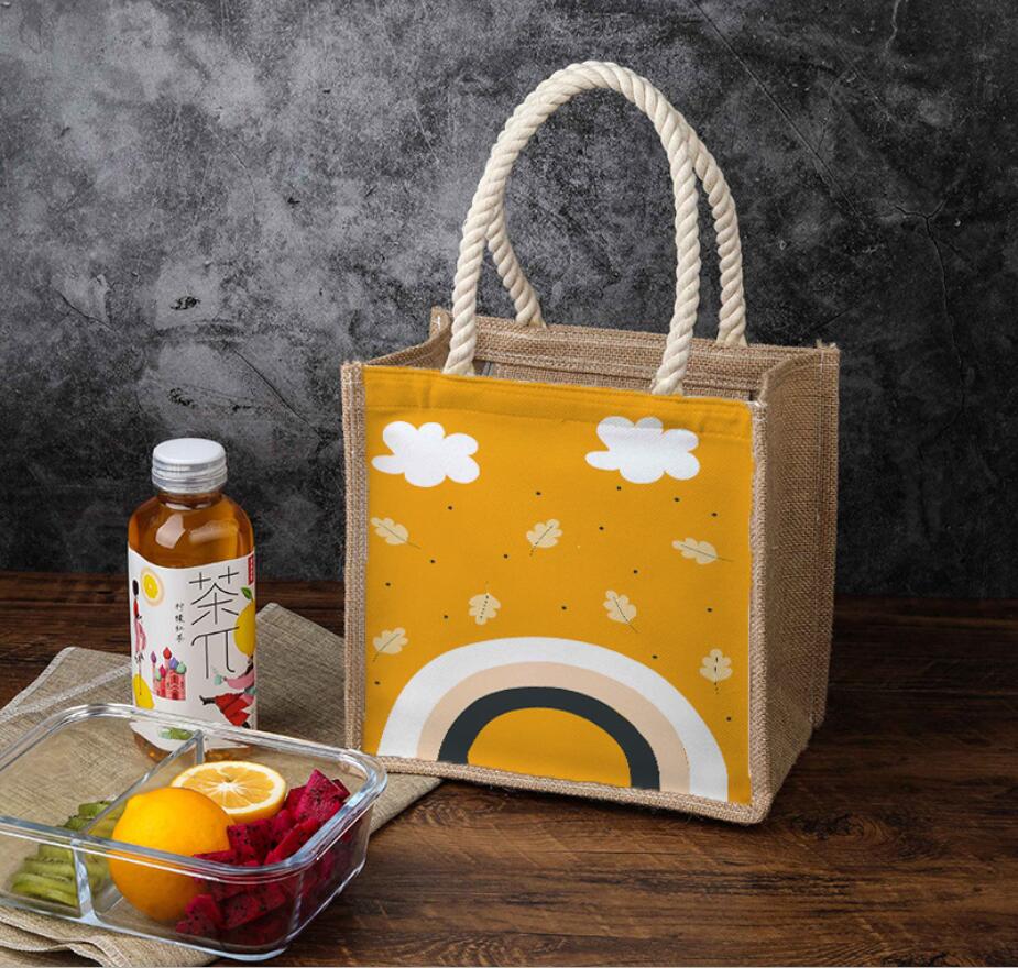 Fruits Portable Insulated Lunch Bag For Women Cooler Bag Kids lunch Box Thermal Case Pouch Lunch Container School Food Box: NO 10