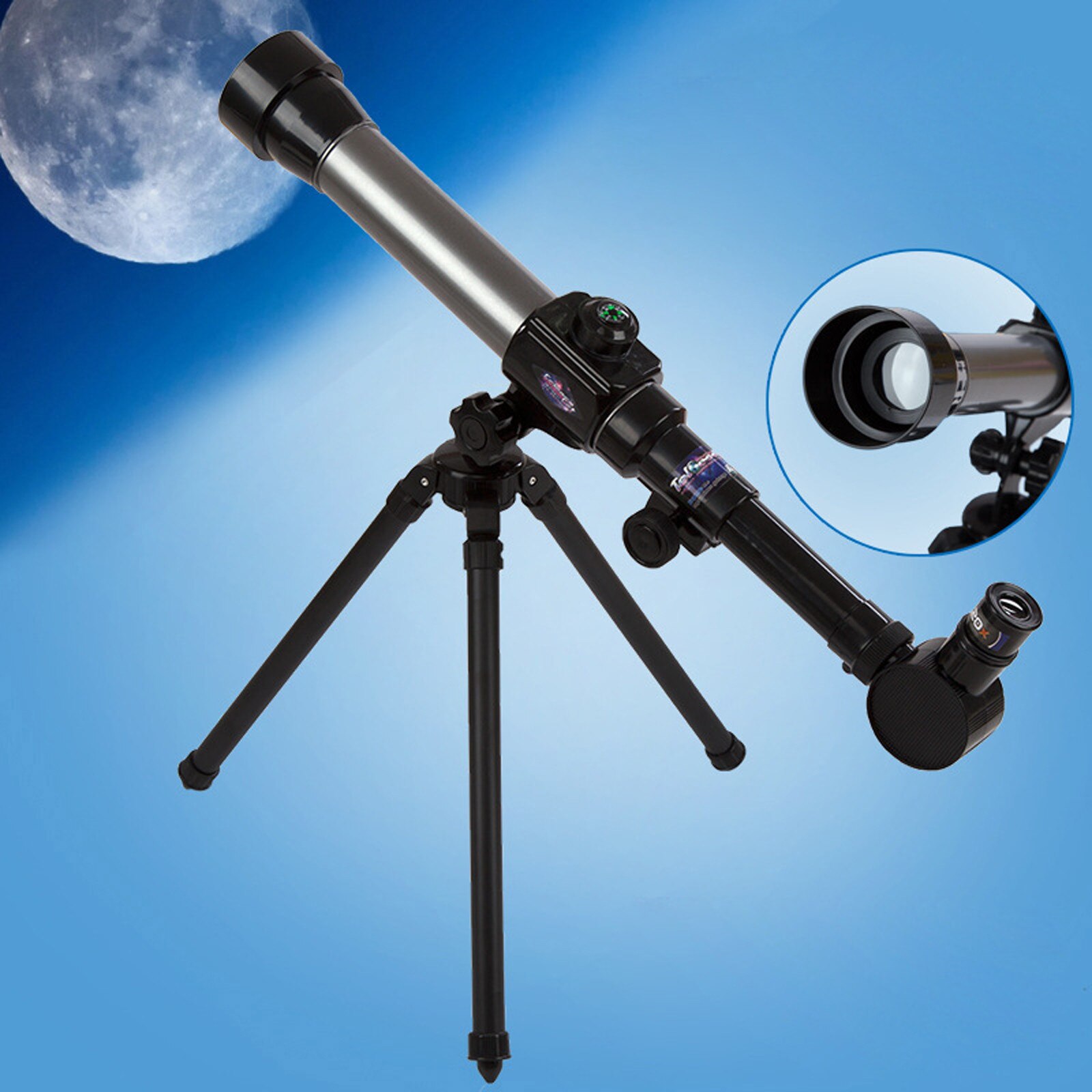 Children Astronomy Telescope Search Stars Observed Universe Compass Tripod Lab Instruments Science Educational Toys for Kid