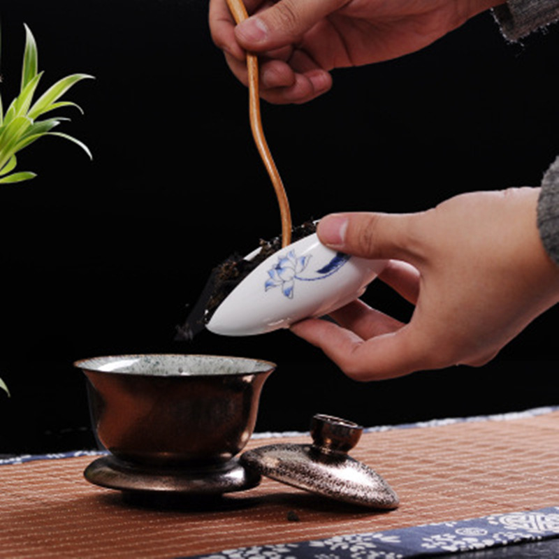 Juego de té Kung Fu de cerámica blanca pura, cuchara de té de porcelana de Jade blanco, té es premiado, bandeja de té, ceremonia de té