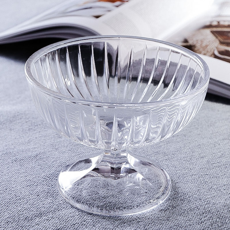 Gobelet en verre pour Cocktail, Restaurant, verre à vin, glace, yaourt, Pudding, Dessert, bol, tasse à gâteau, récipient à collation: transparent