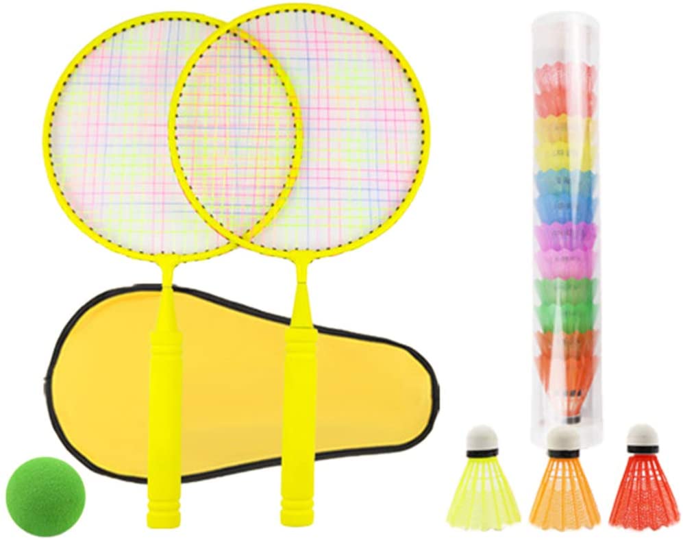 Teenager's Tennis Racket Aluminium Alloy Frame With Firm Nylon Wire Perfect For Chindren Kid Tennis Training: yellow