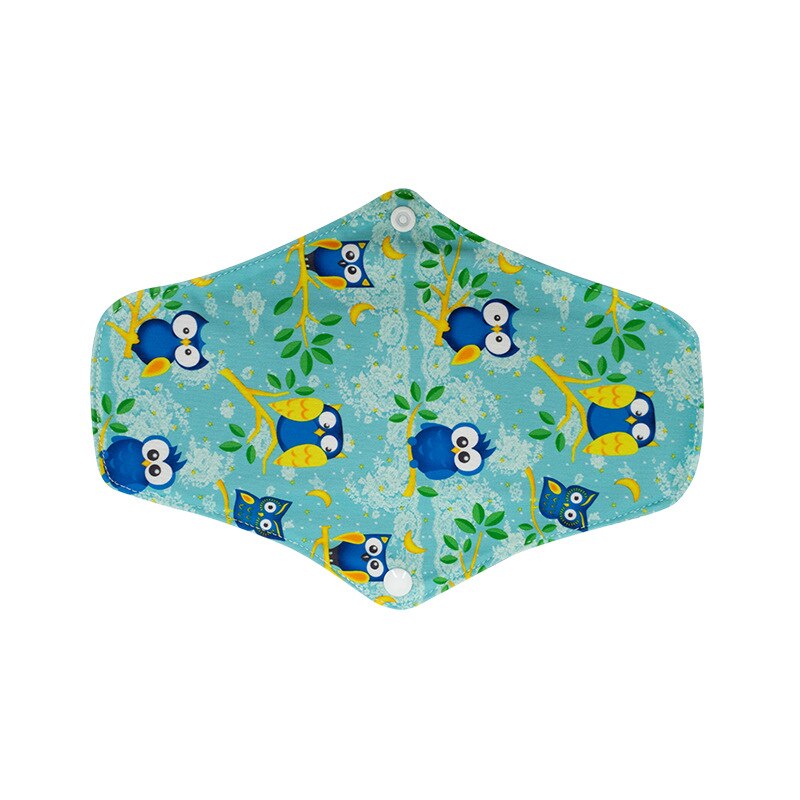 18*25CM Menstruations Pads für Nacht Verwenden frauen feminin higgiene mehrweg menstruations Pad Atmungs Waschbar Tuch Pads: YWS-M09